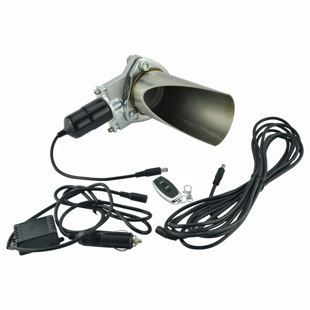 Универсальный Электрический выхлоп из нержавеющей стали с пультом