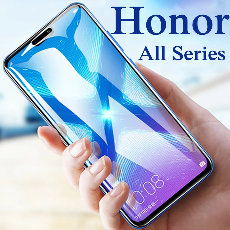 Защитный чехол для huawei honor 8x max стеклянный защитный мобильного телефона 8 9 10 lite 6a 6c