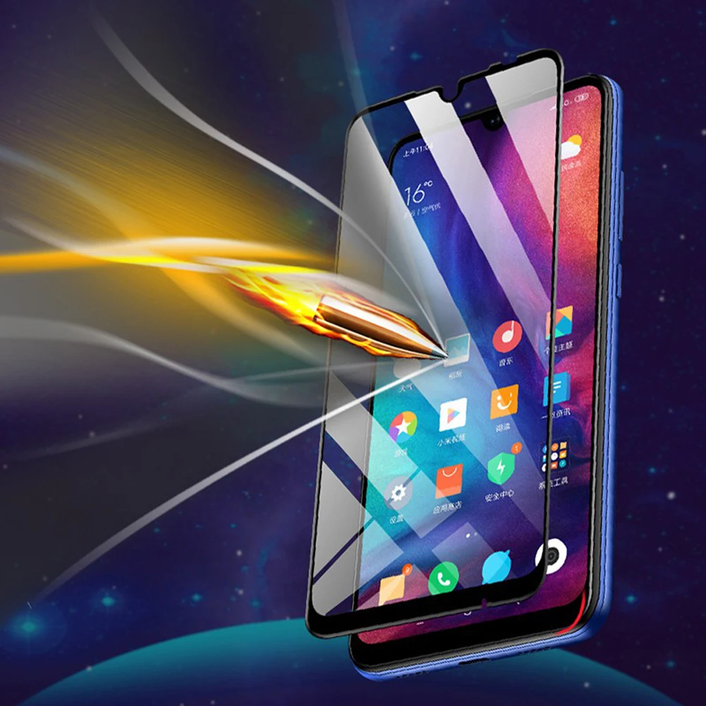 Защитное стекло 9H для Xiaomi Redmi Note 7 защита переднего экрана note защитная пленка