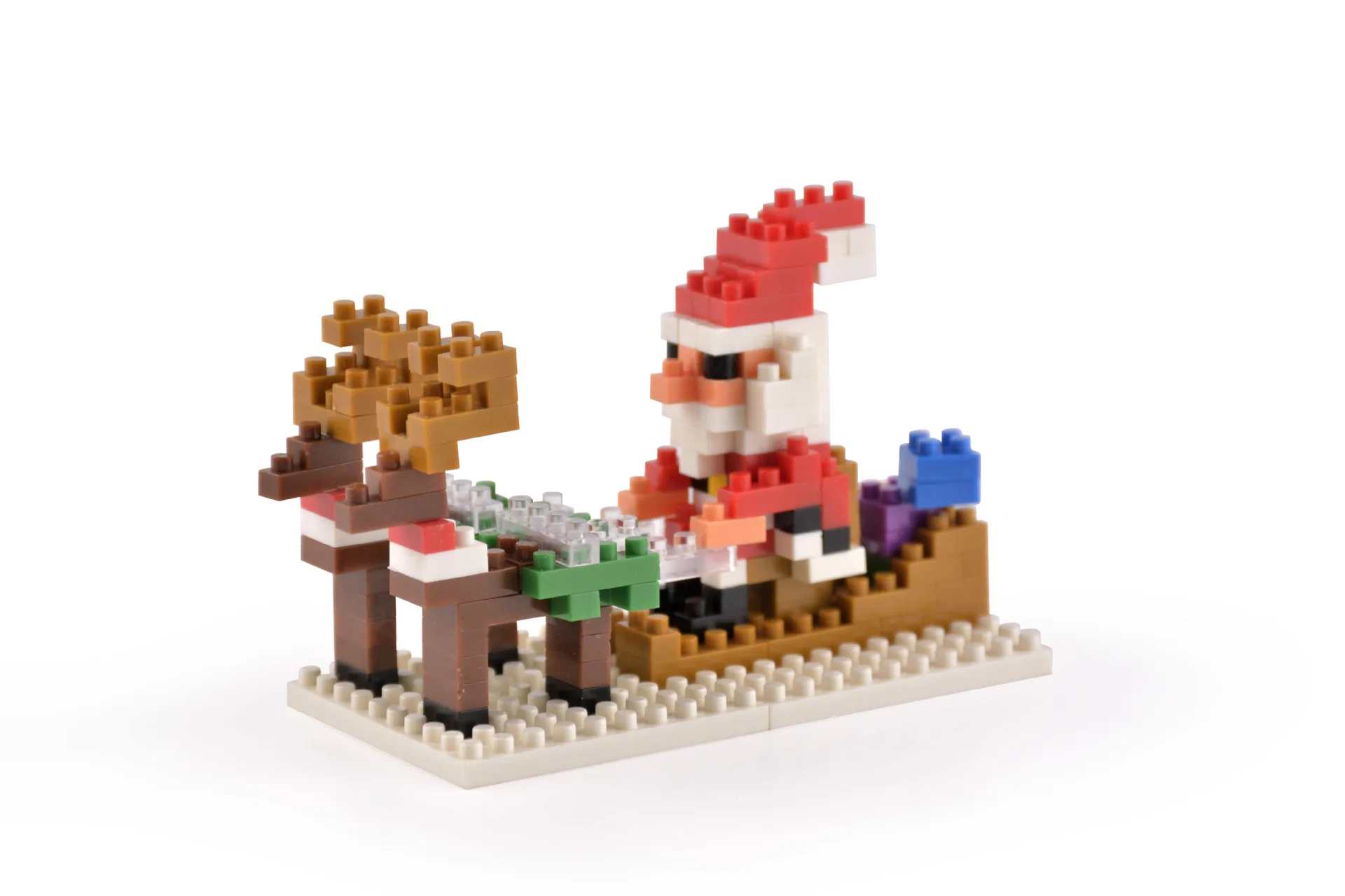 Строительные блоки Legoings Санта Клаус Снеговик DIY креативные кирпичи обучающая