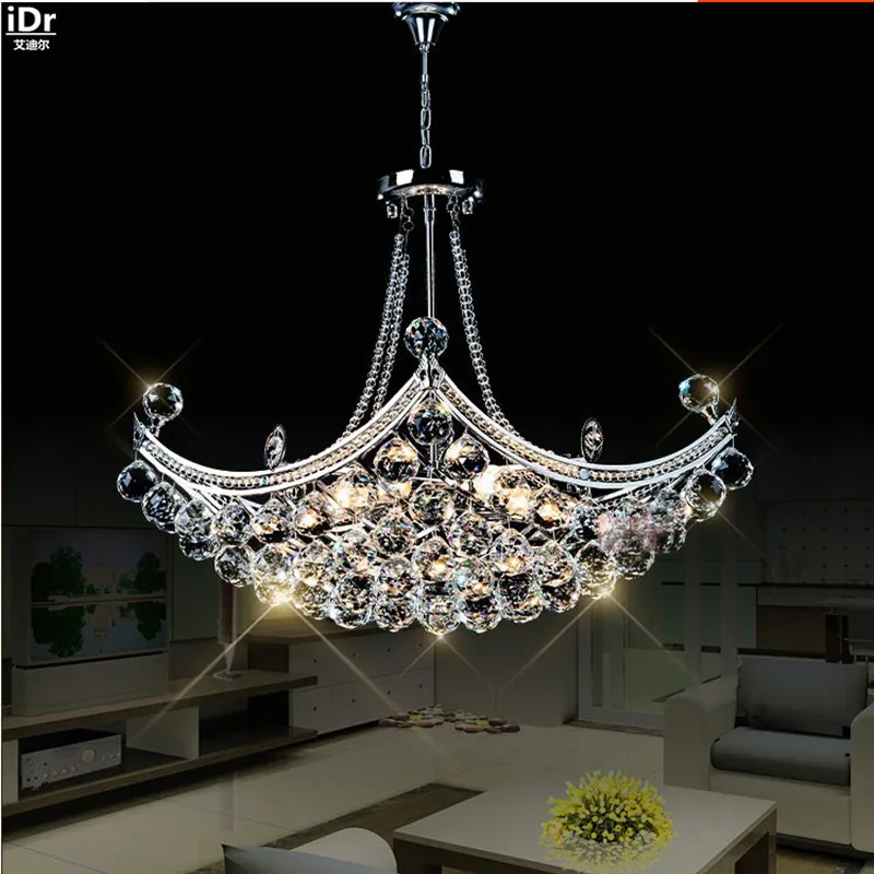 

Corsair exquisite crystal modern fashion minimalist living room restaurant bedroom LED Chandeliers Rmy-039