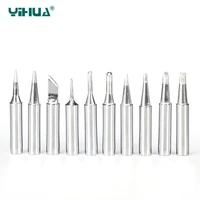 yihua10pcs high quality iron tips 900m t iron head apply to all kinds of yihua soldering station for hakko 936 durable iron head
