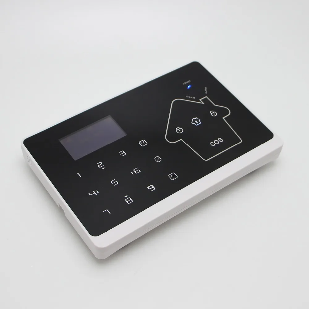 Пэт Иммунной ПИР Дом Охранная Сигнализация GSM Android IOS APP Сенсорной клавиатурой и PSTN