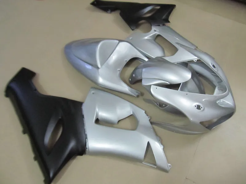 Комплект обтекателей для мотоцикла KAWASAKI Ninja ZX6R 636 05 06 ZX 6R 2005 2006 zx6r ABS серебристо