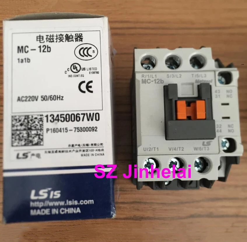 

Authentic original MC-12b LS Electromagnetic contactor 1a1b (Can replace GMC-12) DC220V/DC110V/DC24V/AC220V/AC110V/AC24V/AC380V