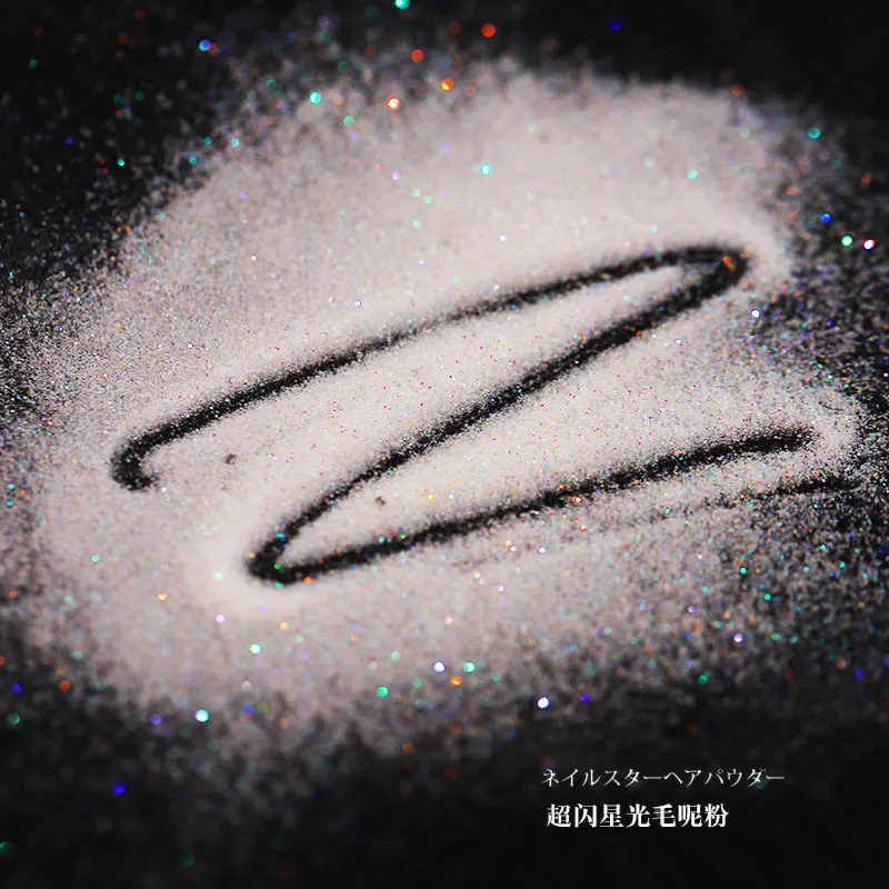 Голографический Блестящий Порошок для ногтей 2 г лазерный матовый эффект