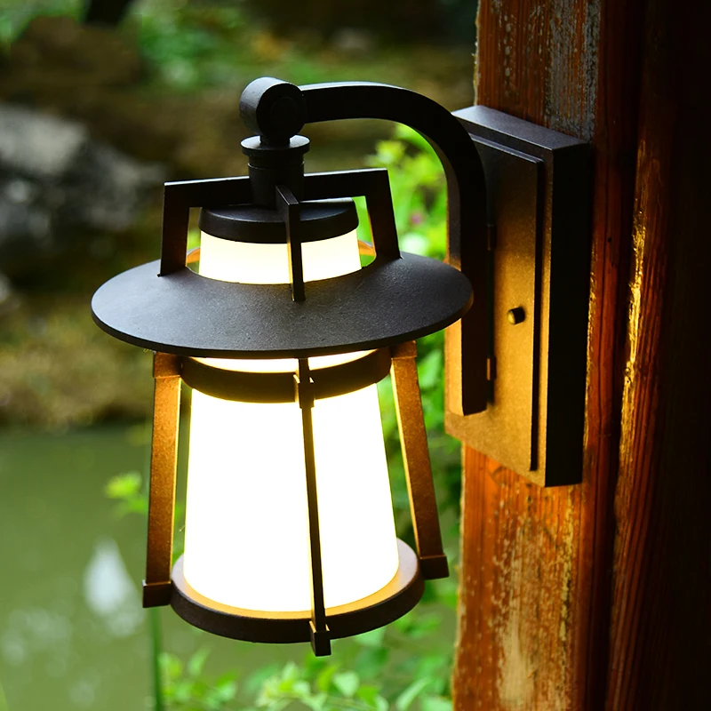 Европейская наружная настенная лампа для сада балкона бра в американском ретро