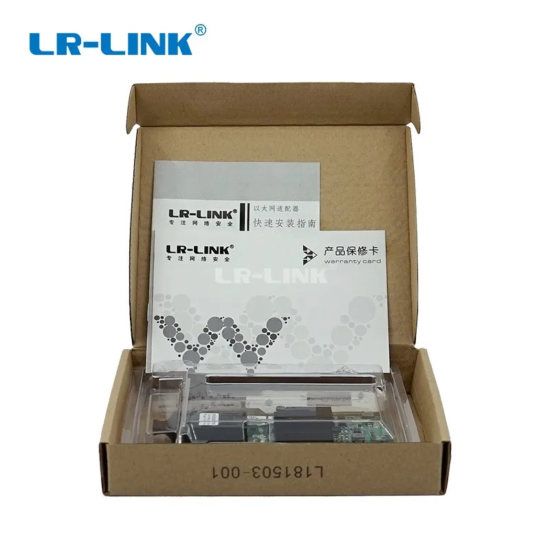 Адаптер оптоволоконной сетевой карты LR-LINK 9260PF-LX gigabit ethernet PCI-Express для ПК intel 82576