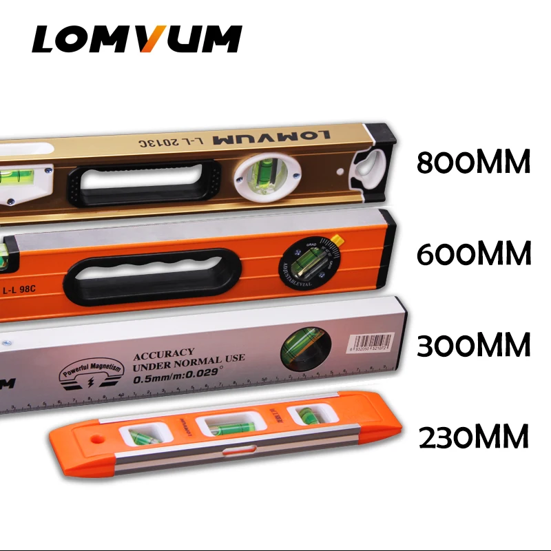 Рычажная линейка LOMVUM для измерения высокой точности спиртовой уровень магнитная