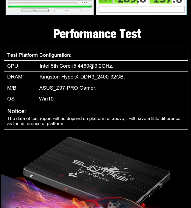 Suntrsi SATA3 SSD 960 ГБ твердотельный диск 480 ГБ высокоскоростной 240 ГБ 2,5 дюйма внутренний черный SSD для компьютера