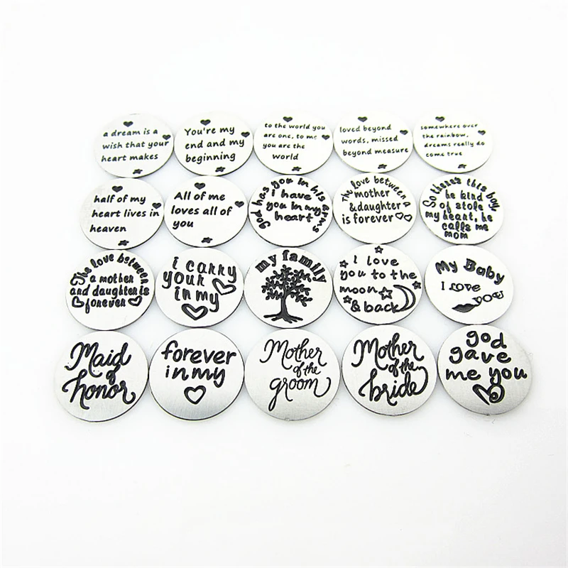 20 шт./лот Смешанные случайные разные пластины для окон плавающая пластина диск