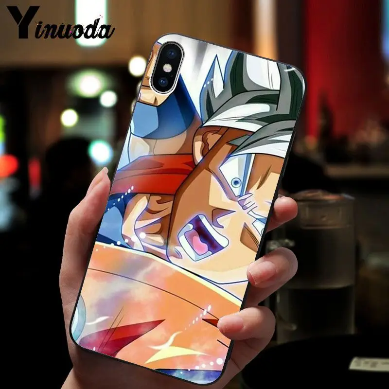 Yinuoda Dragon Ball новое поступление черный чехол для мобильного телефона iPhone X XS MAX 6 6s 7