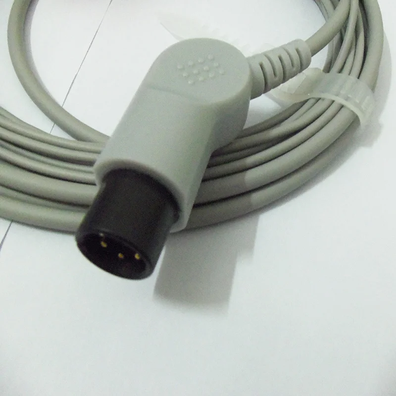 Совместим с BCI CSI GE Nellcor Nihon Kohden Philips Mindray Patient ECG/EKG монитором 3 свинцовыми кабелями и
