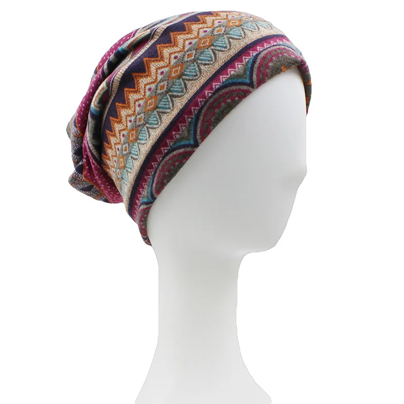 LOVINGSHA Осень Зима Skullies Beanies винтажный дизайн двойного назначения женские шапки для женщин Тонкий Девушка Мода Feminino шарф HT069