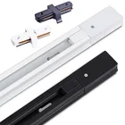 2 шт.лот, толстые алюминиевые 0,5 м Светодиодные рельсы, соединители рельсов, Универсальные рельсы, алюминиевые дорожки, освещение