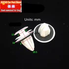 Автомобильная отделка двери панель вкладки защелки для Geely Emgrand GX7,EmgrarandX7,EX7,SUV,8,EC8,10 шт.лот