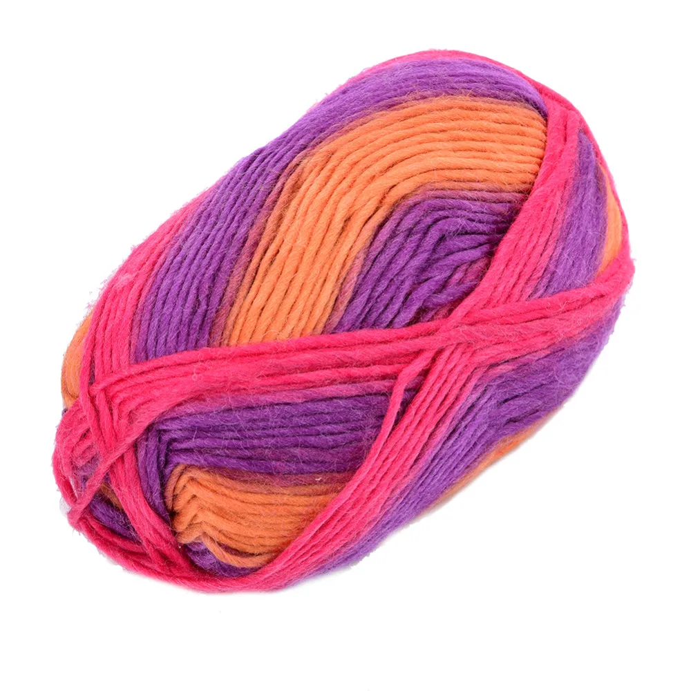 Новинка 5 шт. мягкая хлопчатобумажная трикотажная пряжа для вязания крючком