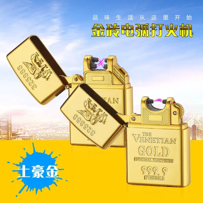 Новейшая перезаряжаемая ветрозащитная сигарета USB дуговая Зажигалка плазменная