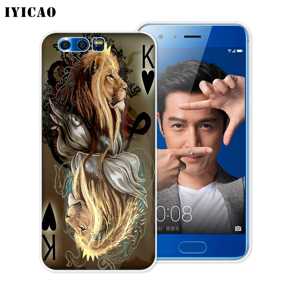 Мягкий силиконовый чехол IYICAO для Huawei Y9 Y7 Y6 Prime 2018 Honor 8C 8X 8 9 10 Lite 7X 7C 6A 7A