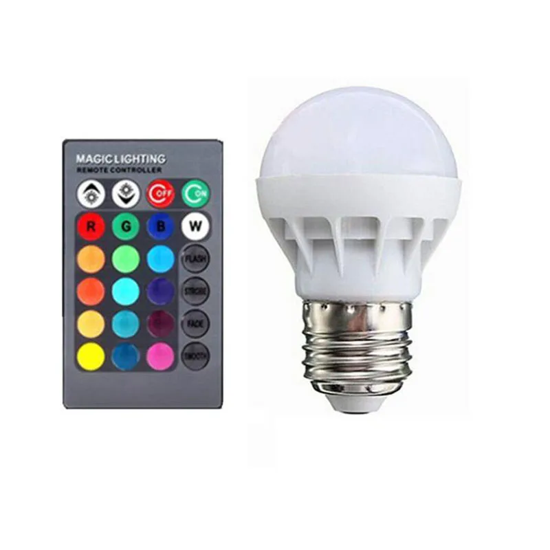 ZUCZUG LED RGB волшебная лампа 6 Вт 9 AC85 265V 220 В Светодиодный прожектор + Ir afstandsbediening