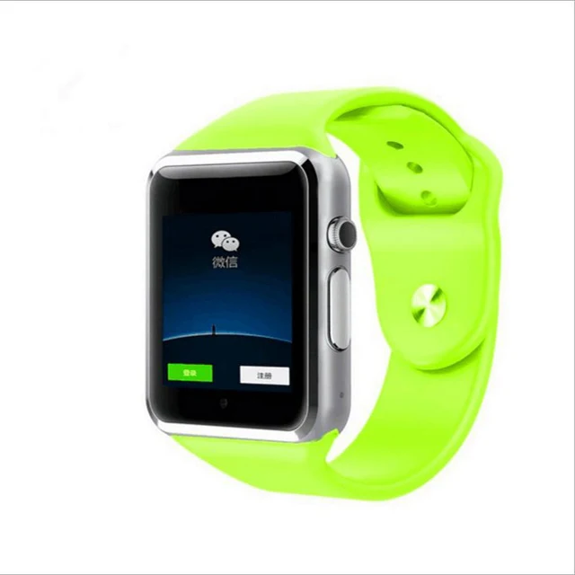 Green Умные наручные часы с Bluetooth, умные часы с SIM для мужчин, wo для мужчин, для детей, спортивные, с шагомером, камерой, умные часы для смартфонов Android, часы - Цвет: Green