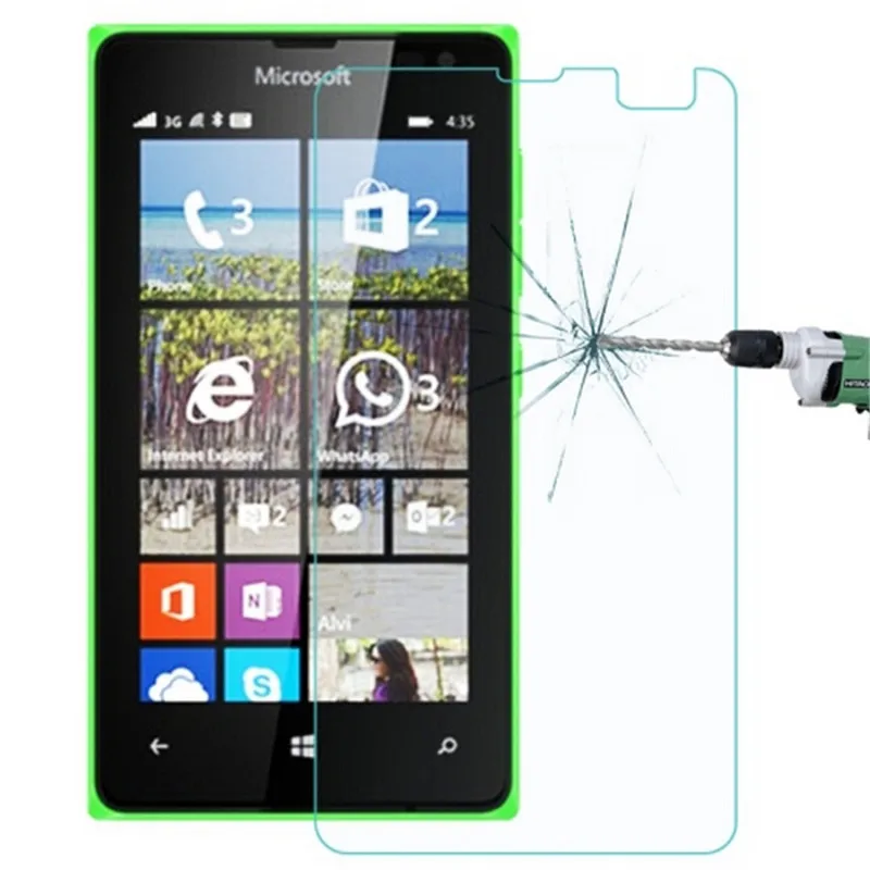 

Tempered Glass For Nokia Microsoft Lumia 435 532 Dual SIM Screen Protector 9H Toughened Protective Film Guard