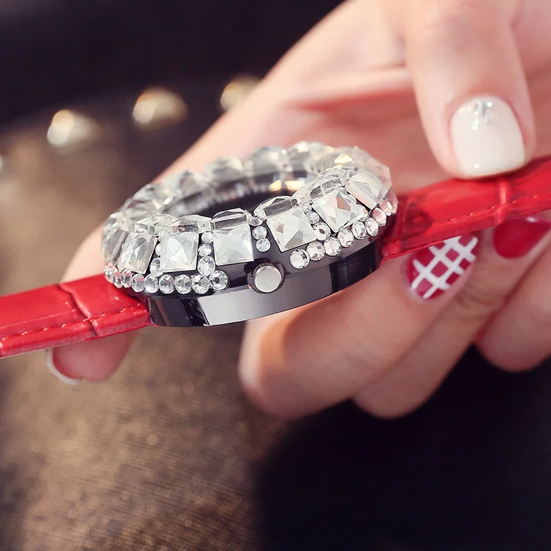 2019 роскошные женские часы Высокое качество Алмазный Кварцевые наручные с