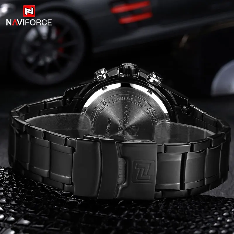 

2018 Top Luxury Brand NAVIFORCE Men Military Waterproof LED Quartz Sport Watches Men's Clock Male Wrist Watch relogio masculino