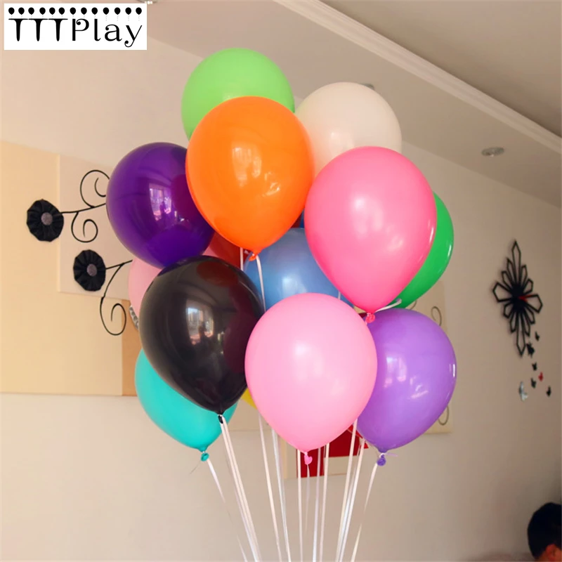10 шт./лот 12 дюймов толстые 2 г шары для дня рождения украшения свадьбы латексные
