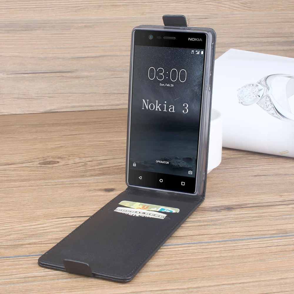 Роскошный Бизнес Флип Бумажник искусственная кожа Чехол для Nokia 3 5 6 7 8 9 чехол Lumia