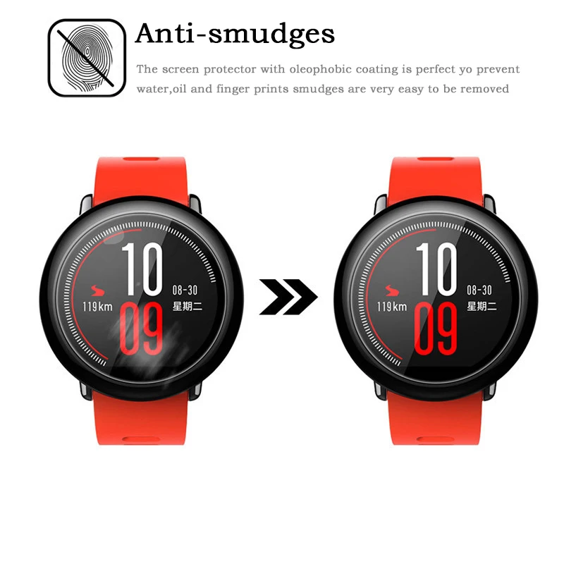 Защитная пленка для экрана 2.5D9H спортивных смарт-часов Xiaomi Huami Amazfit Pace прозрачное