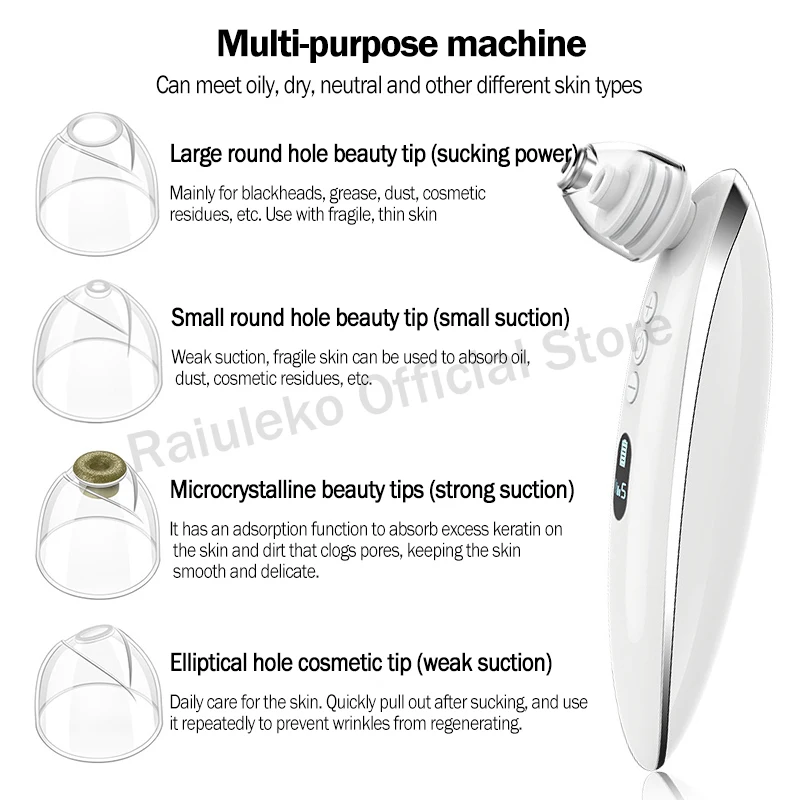 Устройство для удаления черных точек лица Электрический Очиститель пор черные