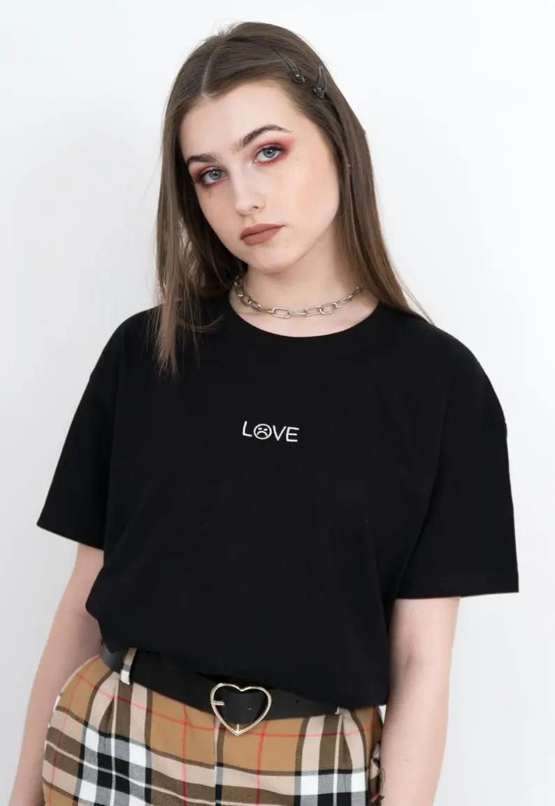 

Новое поступление, футболка Sugarbaby с принтом грустного сердца, рубашка, эстетическая одежда Tumblr, женская рубашка, быстрая доставка