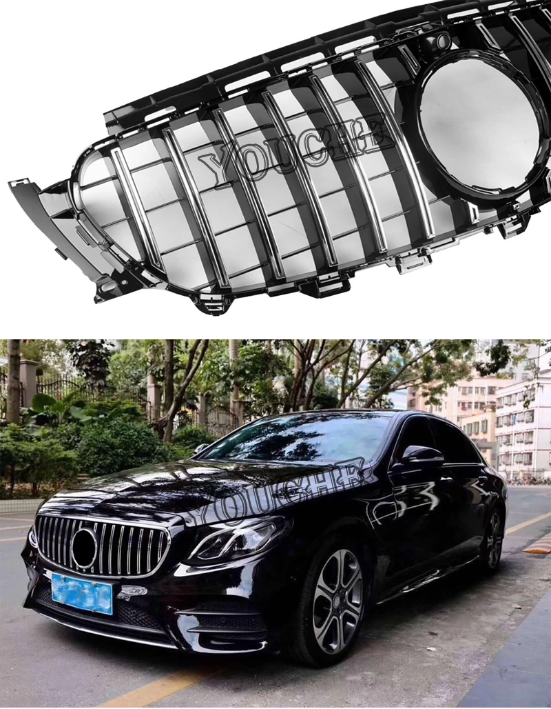 Замена переднего бампера Решетка грили для Mercedes E класс W213 W238 C238 Купе Седан Cabriolet Sport AMG посылка