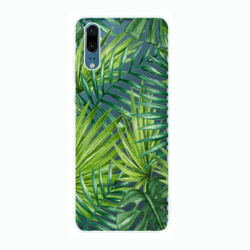 Чехол для Huawei P20 5 8 дюйма Мягкий Силиконовый ТПУ милый чехол с красочным принтом