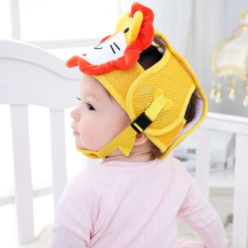 

Infant Baby Toddler Safety Head Protection Helmet Caps Beanies Kids Adjustable Soft Headguard Hats Caps For Walking Crawling