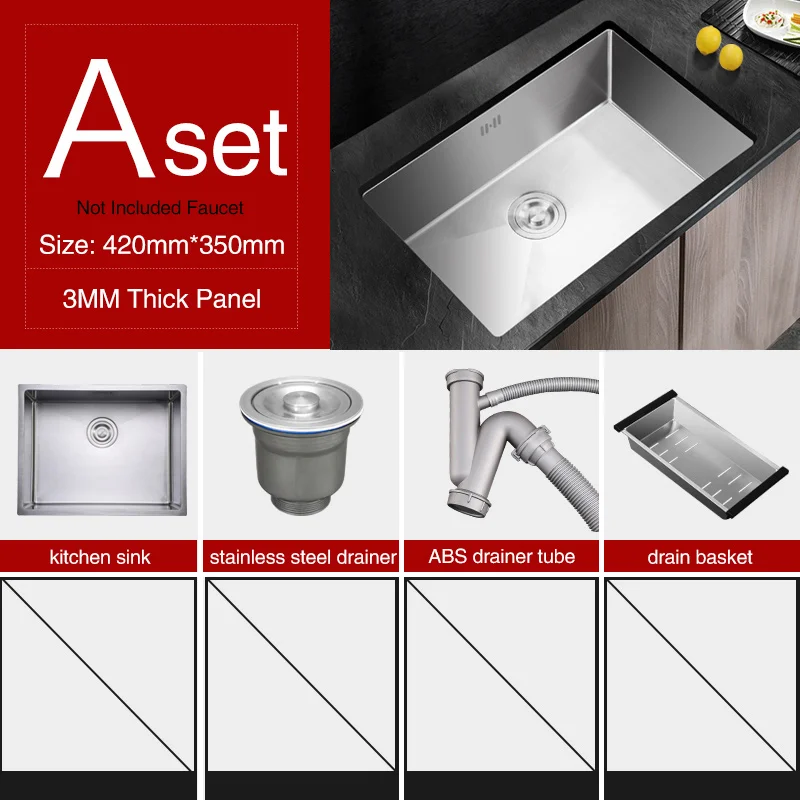 

Кухонная раковина QINGYU ELEVEN одночашевая из нержавеющей стали