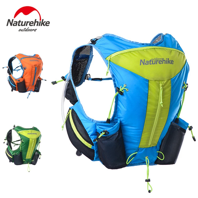 Рюкзак Naturehike для бега и марафона легкий ранец 12 л прилегающий силуэт велоспорта