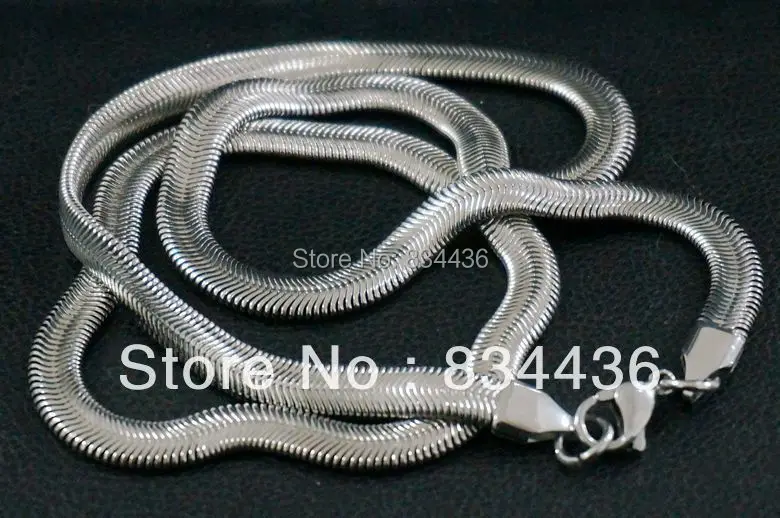 Мужская цепочка со змеиным плетением 6 мм 60 см|steel love|jewelry goldsteel anniversary gifts for men |