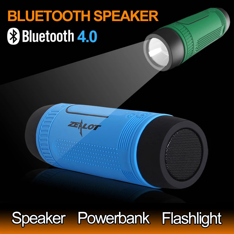 ZEALOT S1 многофункциональная уличная стерео Беспроводная Bluetooth Колонка со