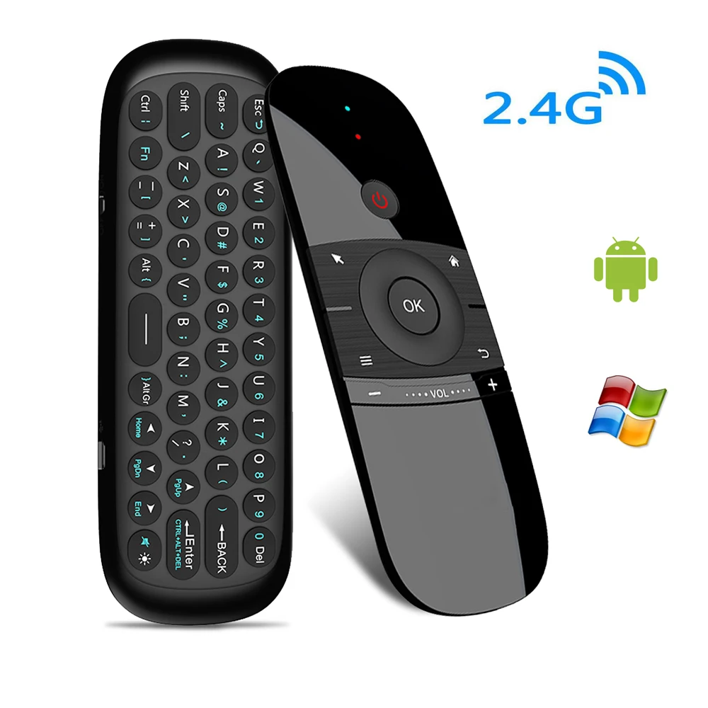 Мини клавиатура W1 Беспроводная с русской/английской раскладкой 2 4 ГГц|smart tv box|android