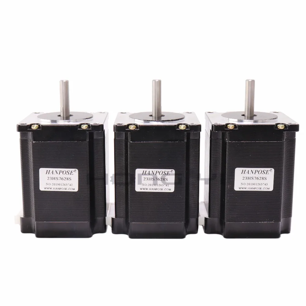 20 шт. Nema23 шаговый двигатель FL57STH76-2804A(23HS8430) 4-свинец 270oz-in 76 мм 2.8A биполярный CE ISO по ограничению на использование опасных материалов в производстве фрезерный станок с ЧПУ гравировальный станок