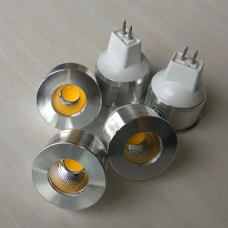 Новое поступление 10 шт. с регулируемой яркостью высокая мощность MR11 GU4 5 Вт COB