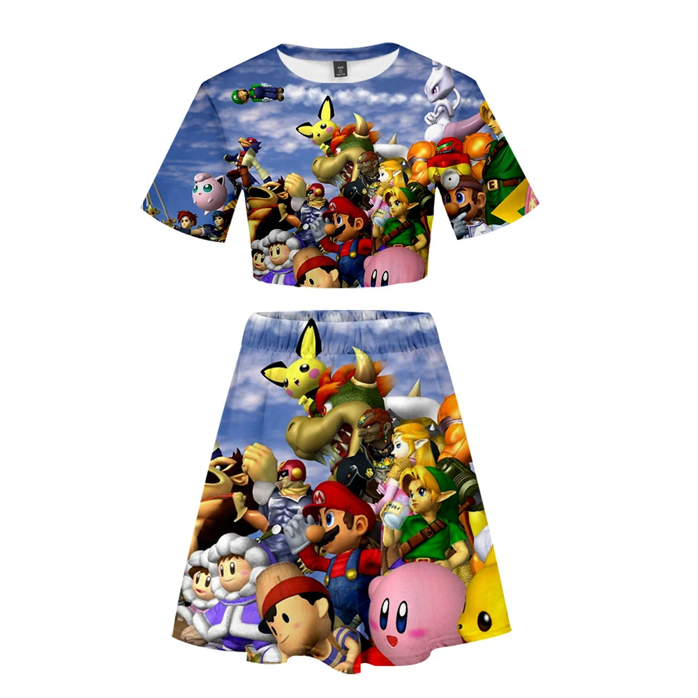 Super Smash Bros. Новинка Модный комплект из двух предметов женский модный Летний Новый