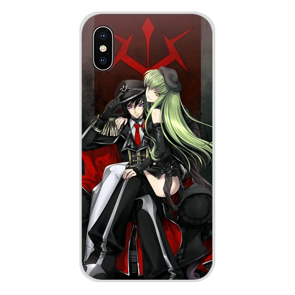 Для Apple iPhone X XR XS MAX 4 4S 5 5S 5C SE 6 6S 7 8 Plus ipod touch Аксессуары чехлы для телефонов код Geass |