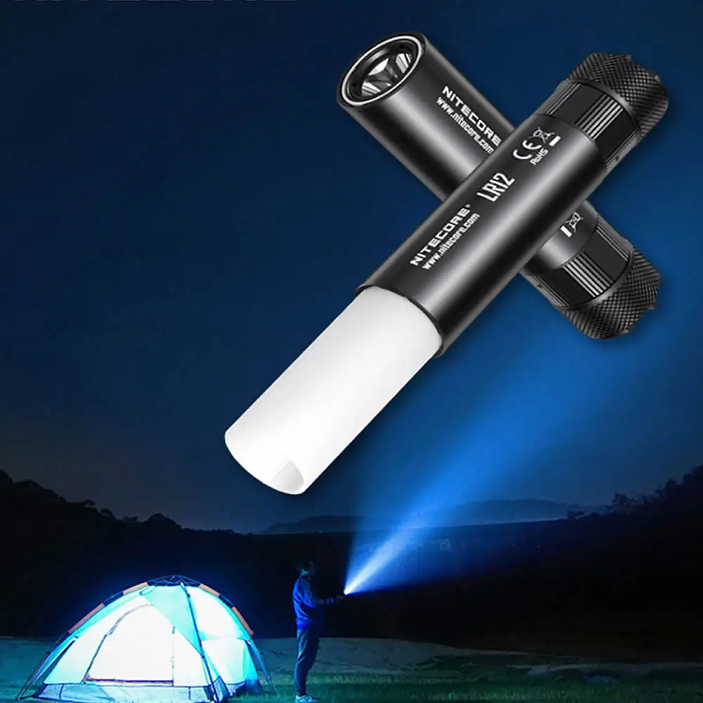 Лидер продаж перезаряжаемый аккумулятор NITECORE LR12 18650 выдвижной диффузор