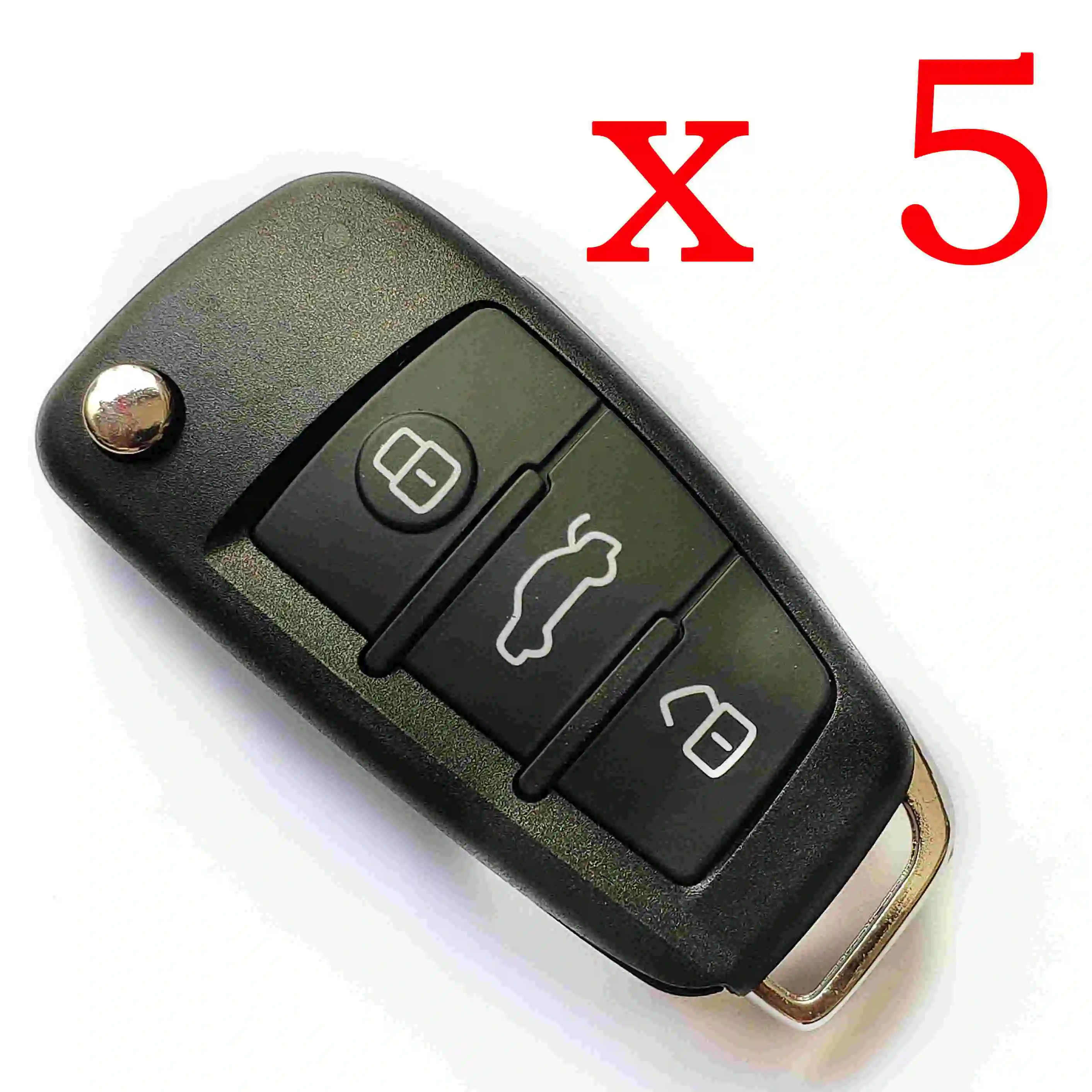Красный Для Audi style Xhorse VVDI универсальный пульт дистанционного управления-5 шт./партия - Цвет: Красный