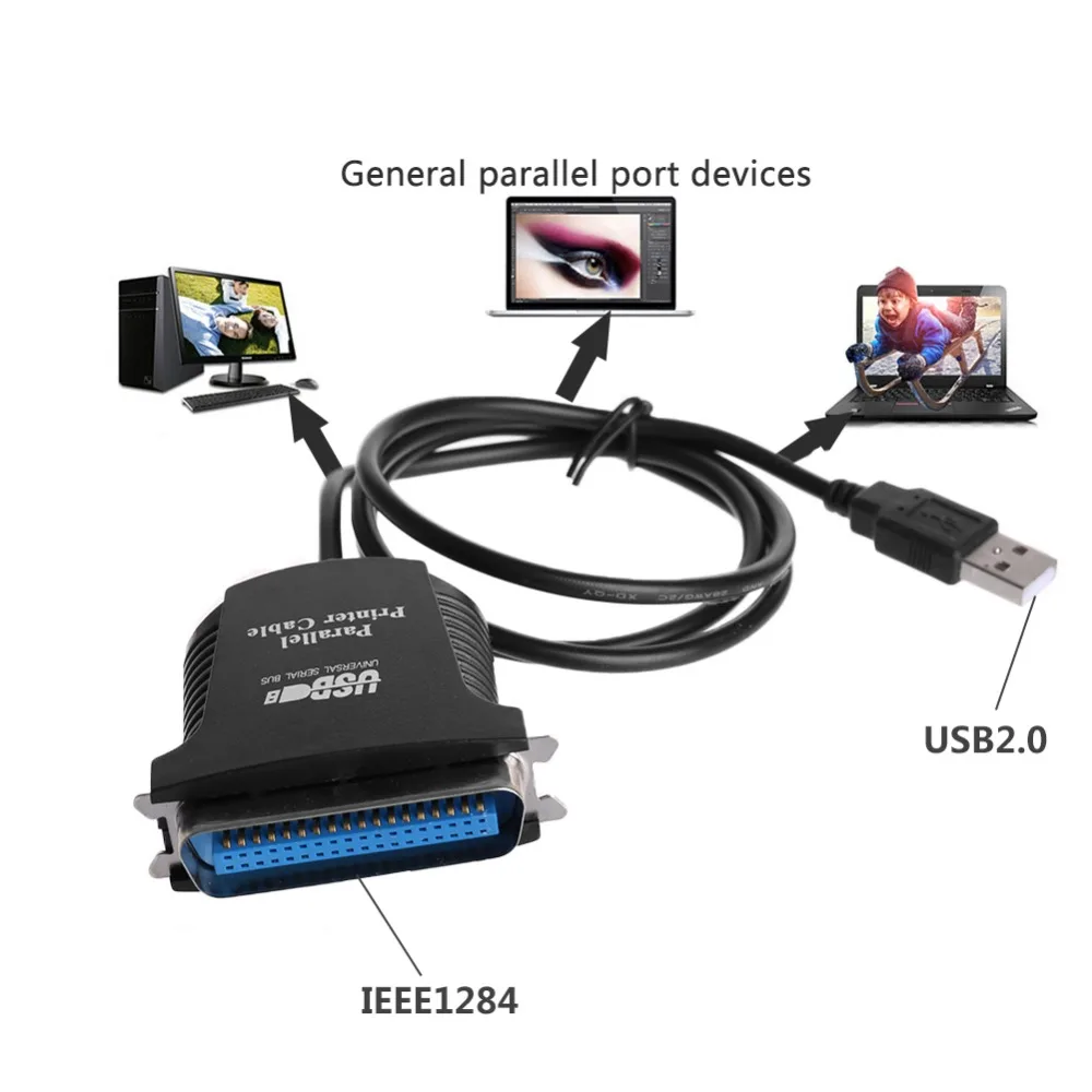 Новейший принтер адаптер Кабель USB 2 0 до 36 Pin параллельный IEEE 1284 Принтер провод