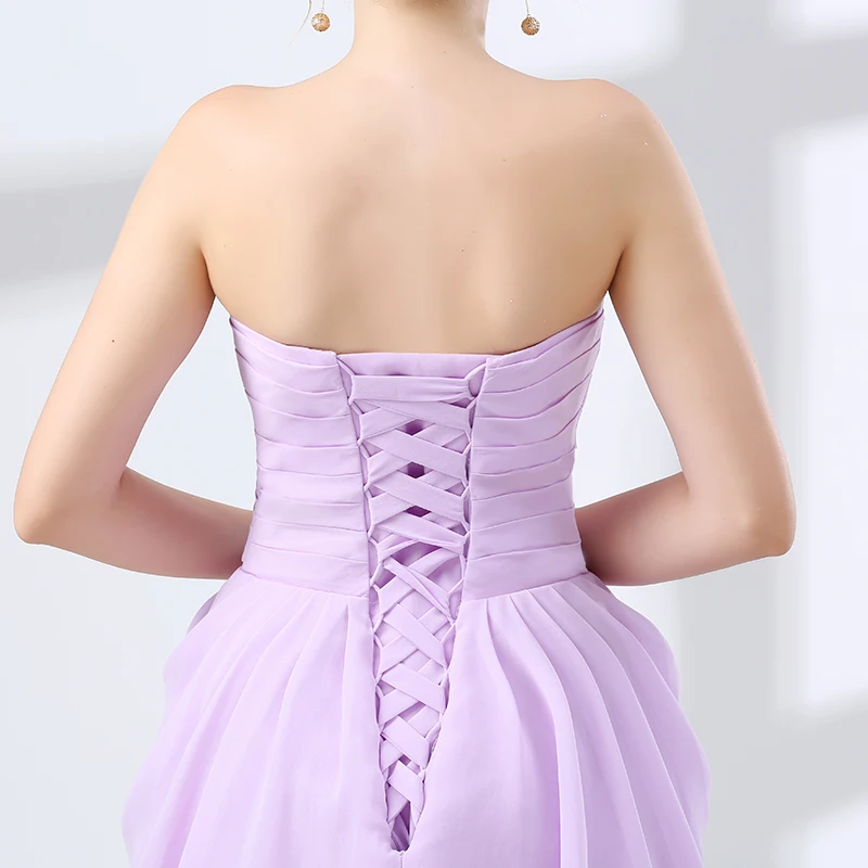 Forevergracedress светильник-фиолетовые платья подружки невесты трапециевидные
