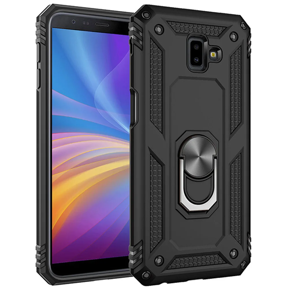 Чехол 2 в 1 для Samsung Galaxy J4 Plus J415F J415 J 4 J4plus магнитный военный армированный чехол с